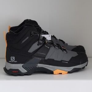 Salomon Mens X Ultra 4 Mid Quiet Shade Black Winter TS CSWP Waterproof Boots